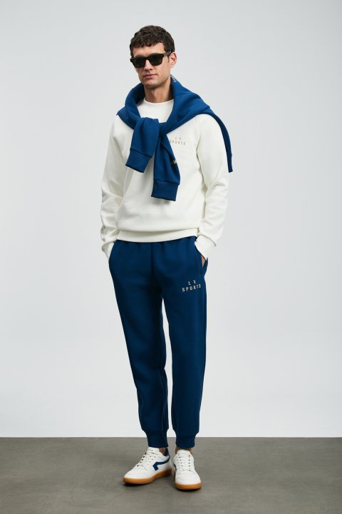 Beta Men's Sweatpants Saxe - LUFIAN