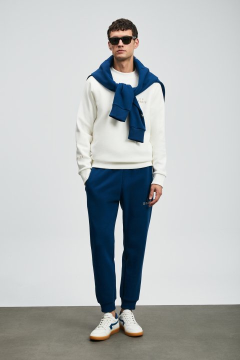 Beta Men's Sweatpants Saxe - LUFIAN