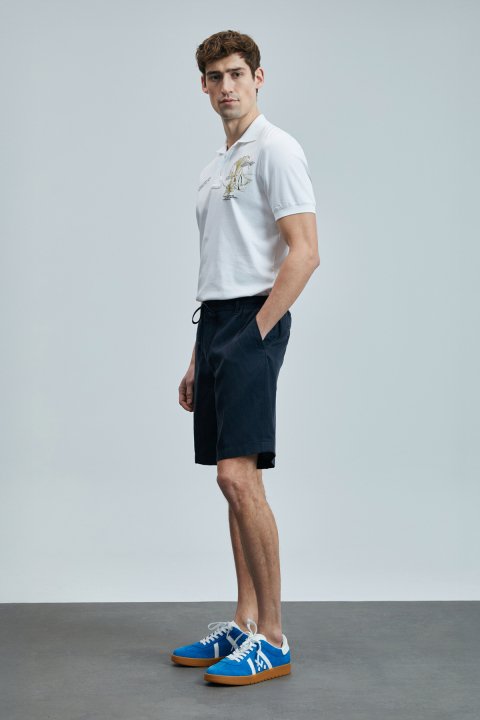 Bloom Smart Men's Polo T-Shirt Off White - LUFIAN