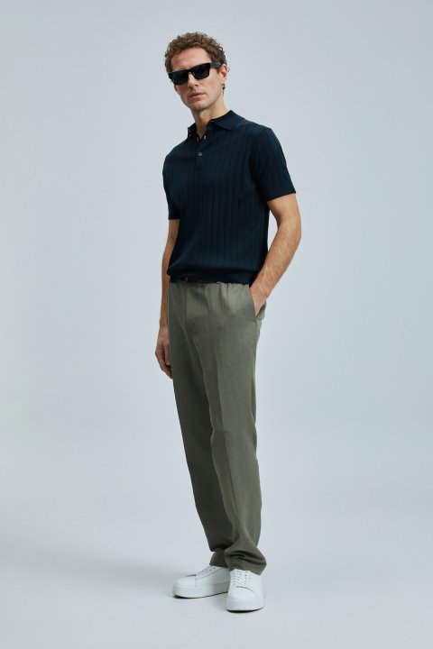 Bold Men's Cotton Sweater Black - LUFIAN (1)