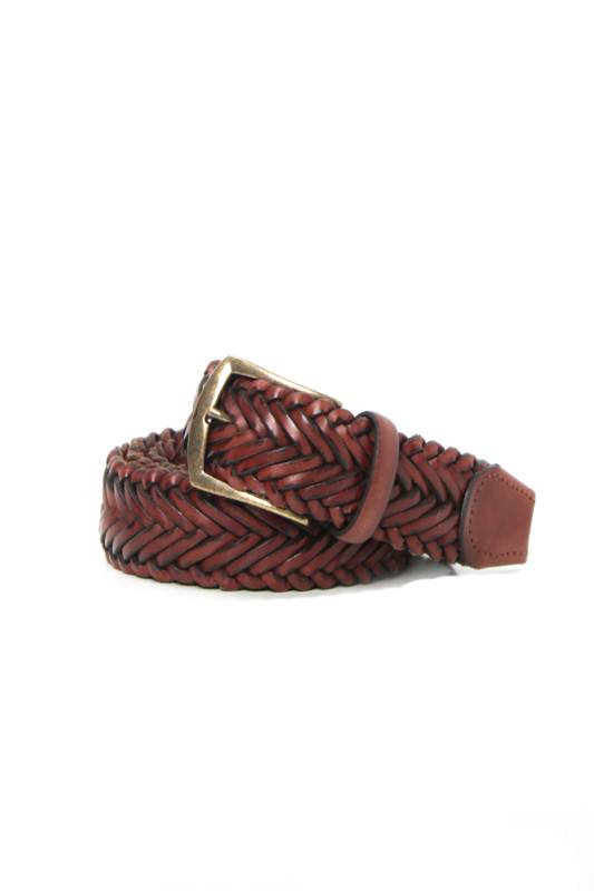 Braıd Mens Knitting Belt Lıght Brown - 1