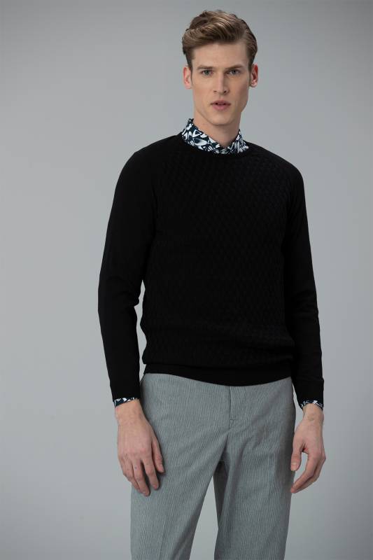 Braın Mens Sweater Black - 1