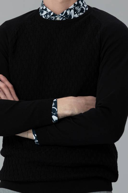 Braın Mens Sweater Black - 3