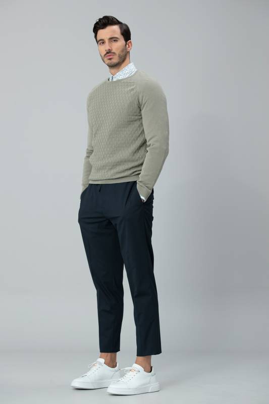 Braın Mens Sweater Lıght Green - 3