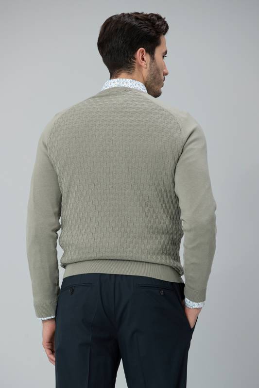 Braın Mens Sweater Lıght Green - 4