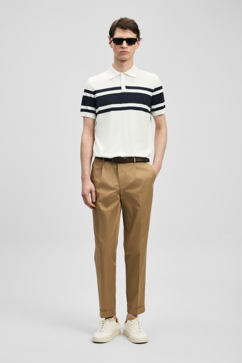 Brando Men's Modal Blend Sweater Off White - LUFIAN