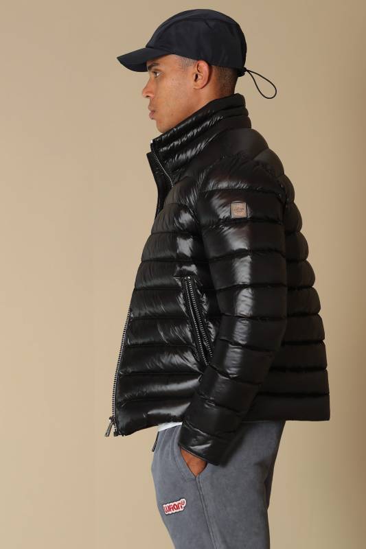 Brody Goose Feather Male Swelling Coat Black - 3