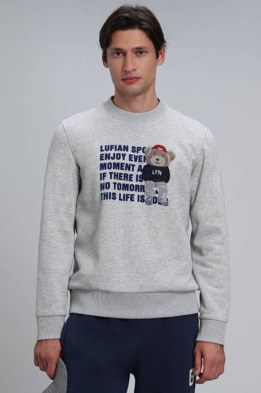 Bud Male Sweatshirt Grey - 1