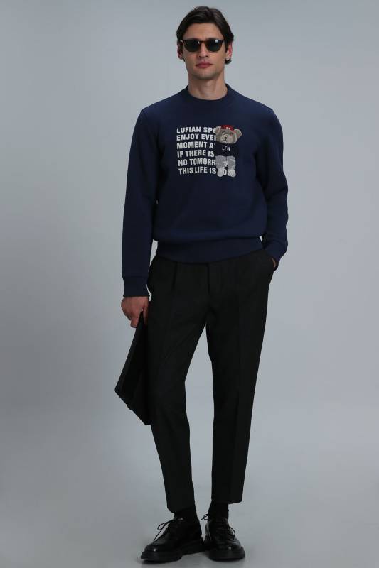 Bud Male Sweatshirt Navy - 2