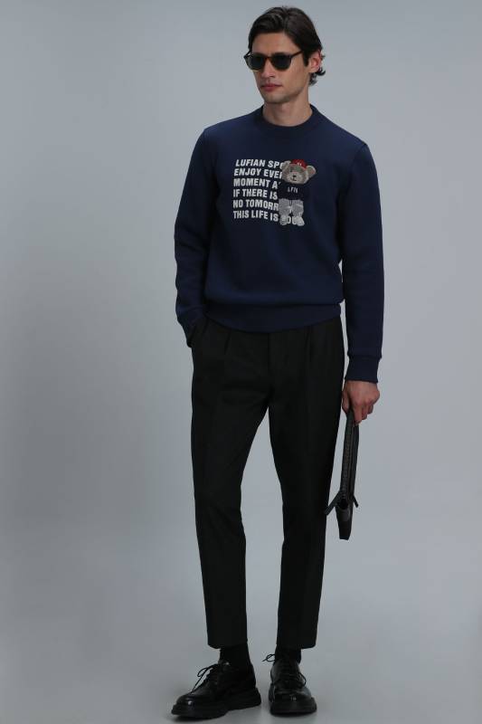 Bud Male Sweatshirt Navy - 4