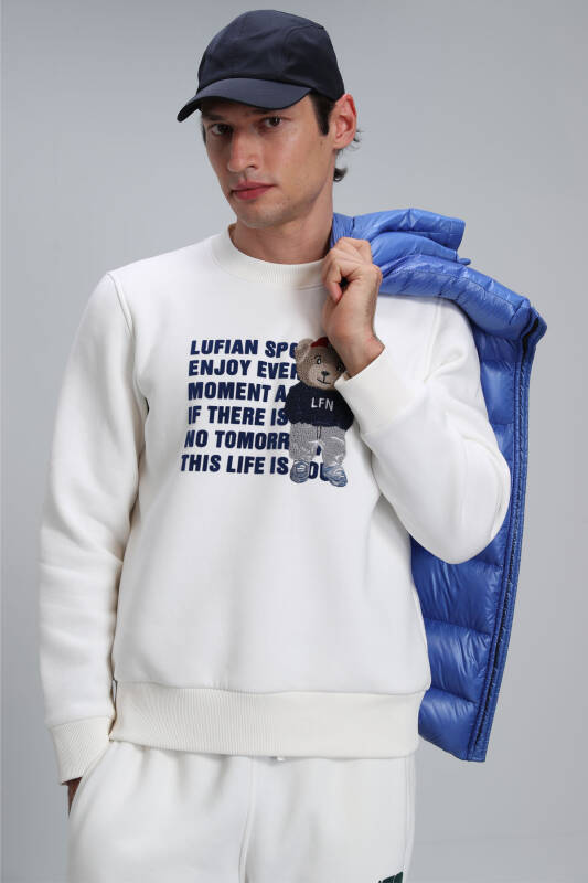 Bud Male Sweatshirt Off Whıte - 1