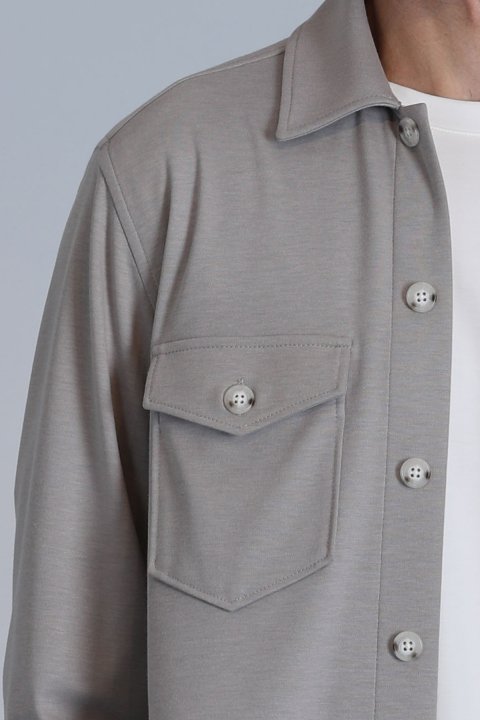 Cameron Men's Basic Shirt Slim Fit Beige - LUFIAN