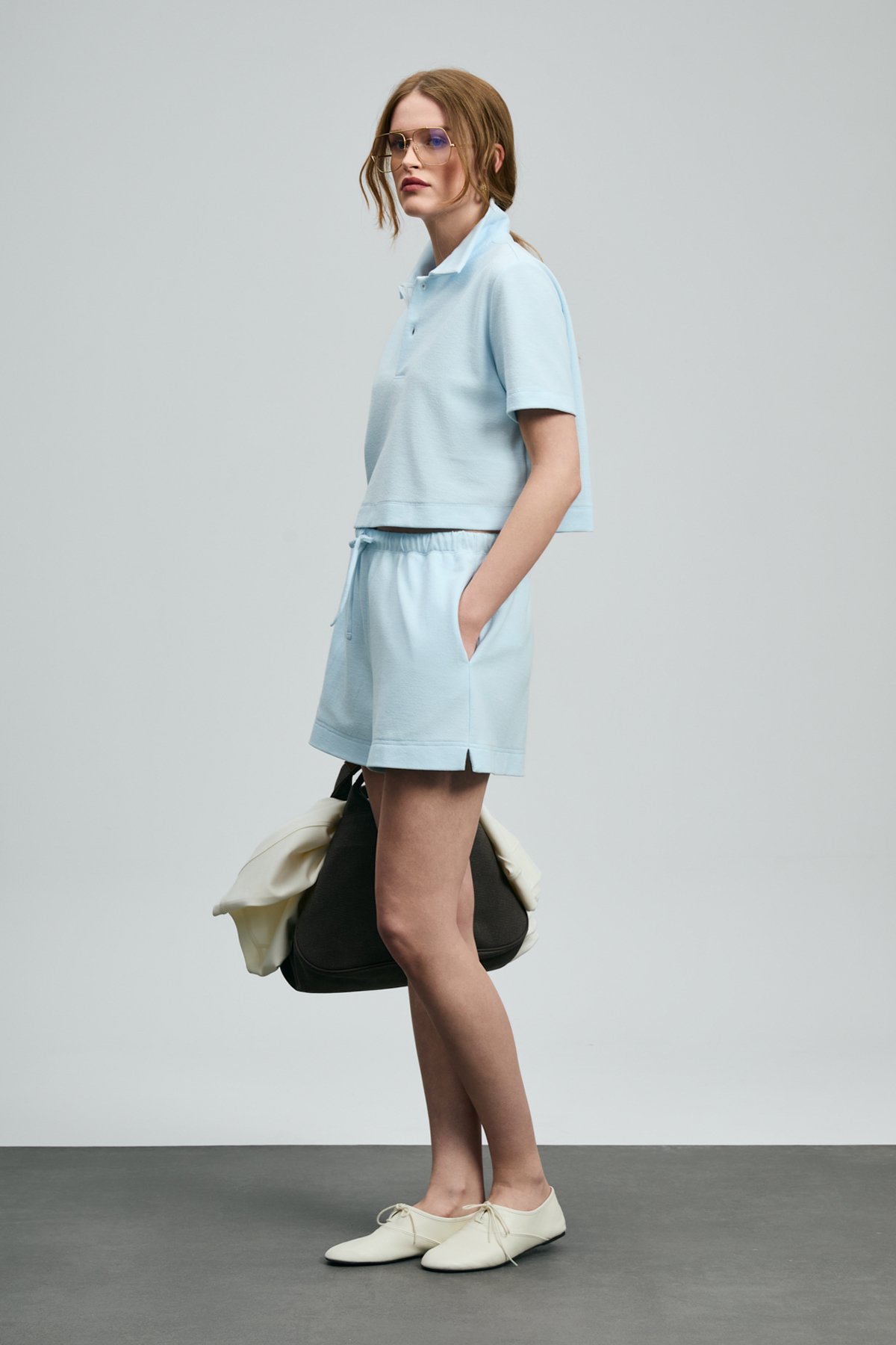 Celıa Women's Shorts Blue - LUFIAN
