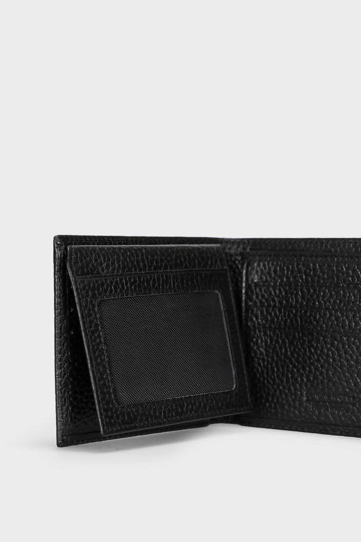 Claudel102/p1 Men's Leather Wallet Black - LUFIAN