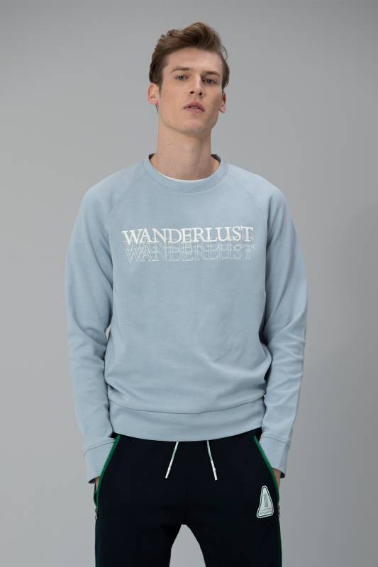 Cleas Male Sweatshirt Blue - 2