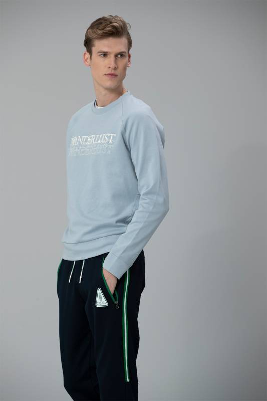 Cleas Male Sweatshirt Blue - 3