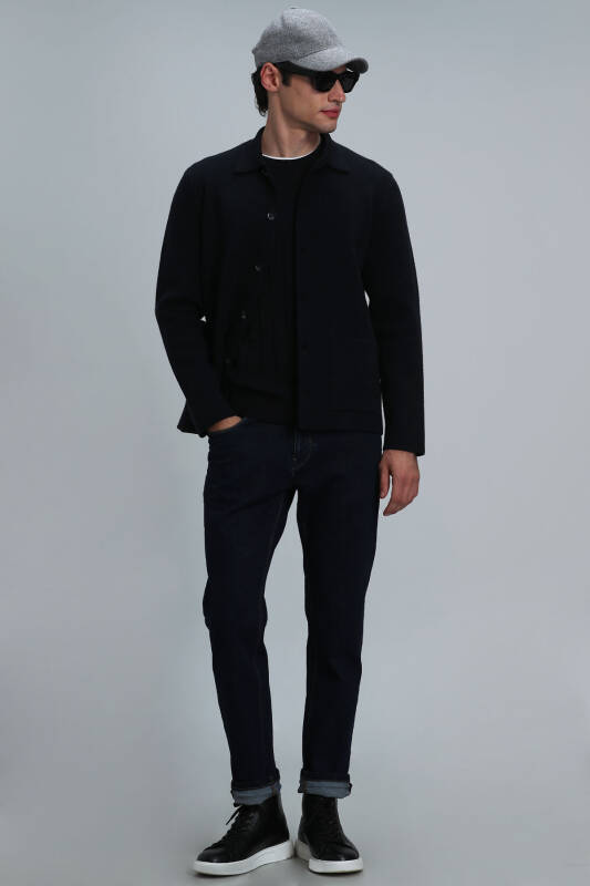 Daks Male Cardigan Navy - 4