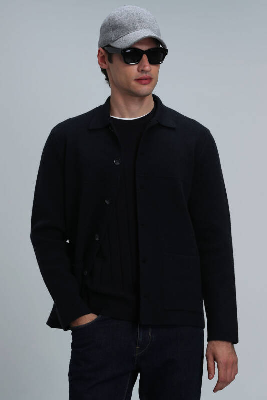 Daks Male Cardigan Navy - 5