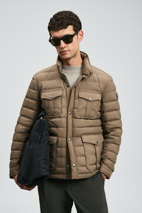 Goose Feather Male Coat Soıl - Lufian