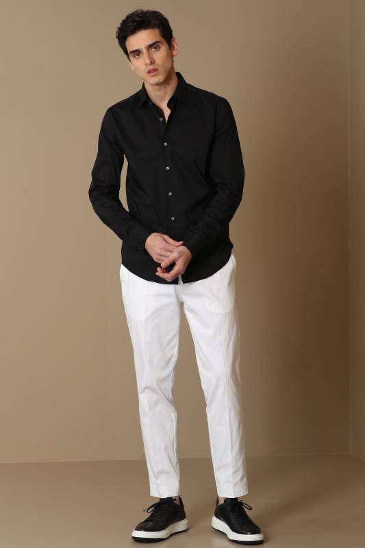 Danıel Men Basic Shirt Black - 3