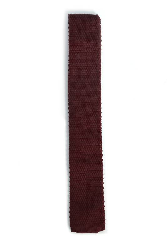 Danıel Mens Tie Burgundy - 1