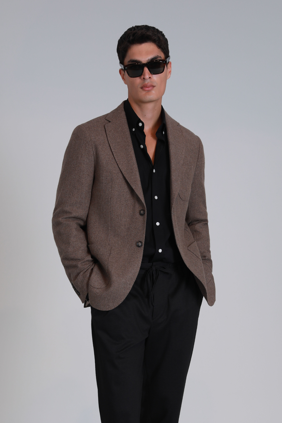 Daniel Sports Men's Blazer Jacket Slim Fit Camel Hair - LUFIAN