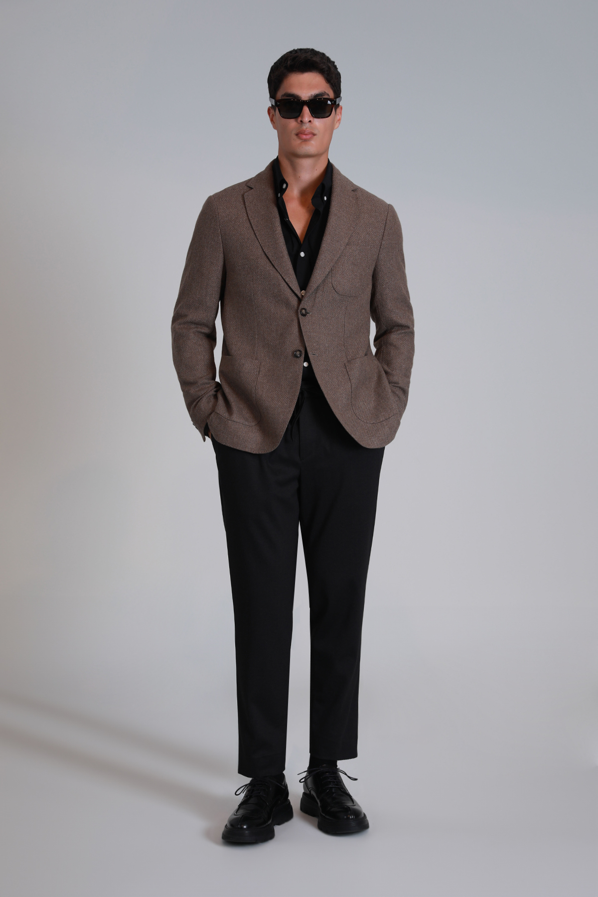 Daniel Sports Men's Blazer Jacket Slim Fit Camel Hair - LUFIAN