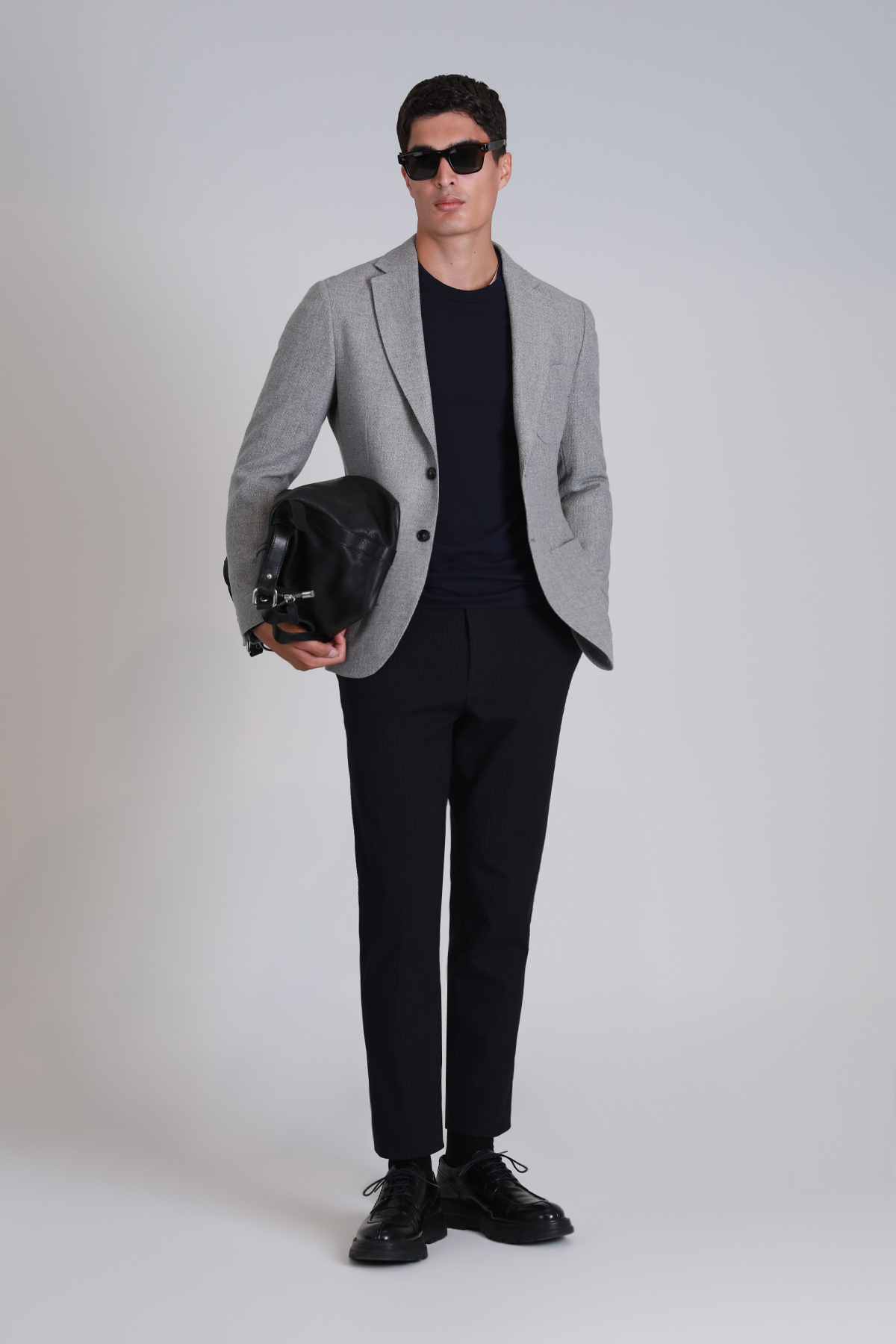 Daniel Sports Men's Blazer Jacket Slim Fit Light Gray - LUFIAN