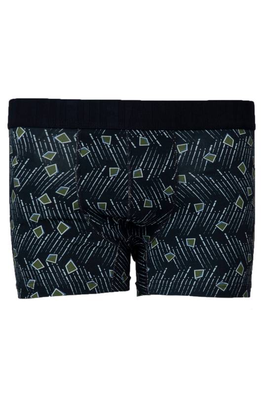 Dante Mens Cotton Boxer Black - 1