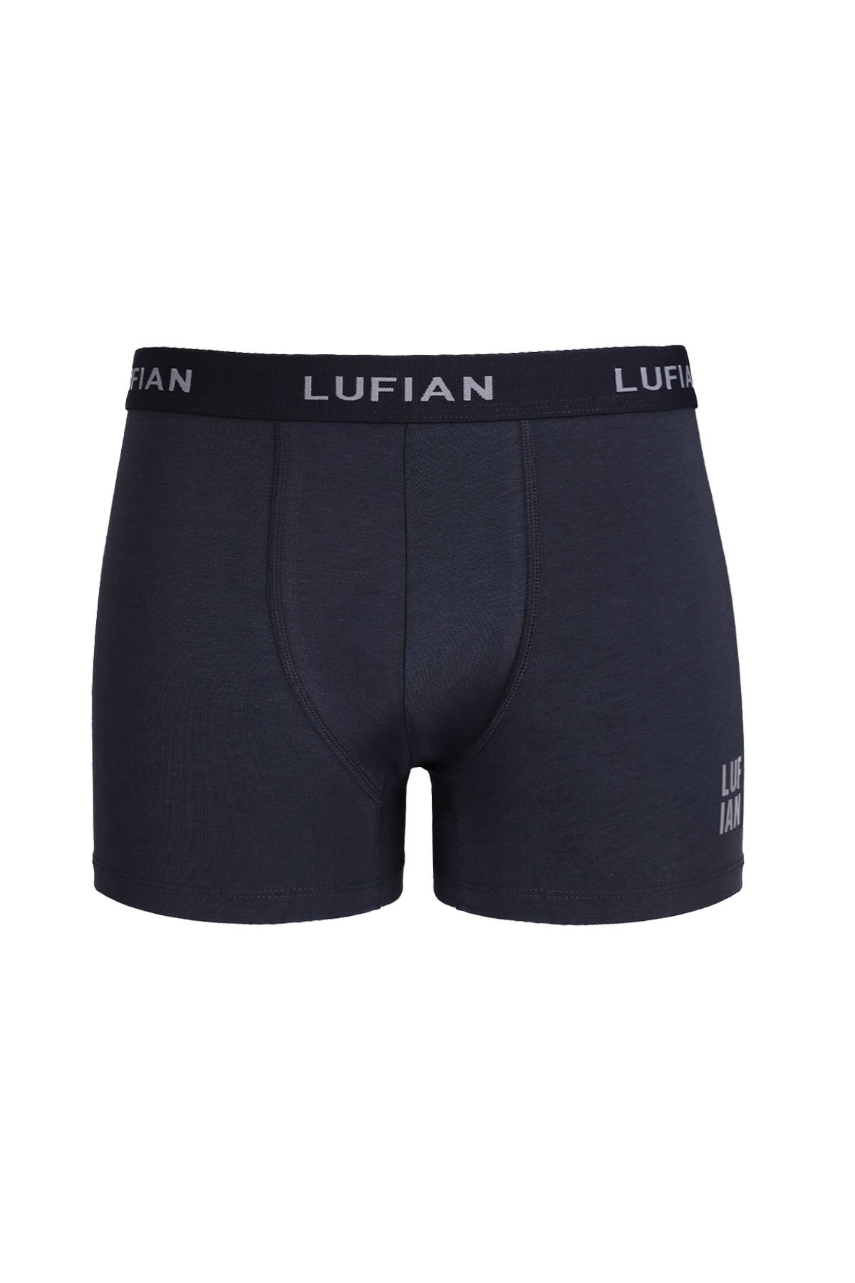 Darcy Men's Cotton Boxer Anthracite - LUFIAN