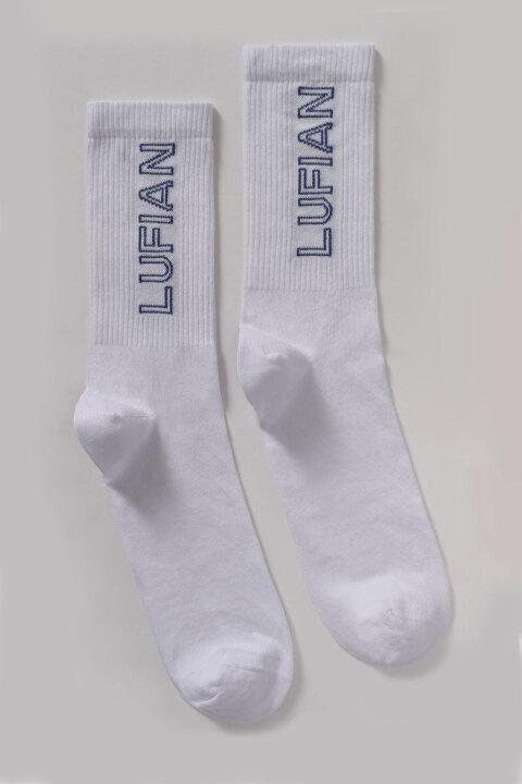 Darvı Mens Socks Whıte - Lufian