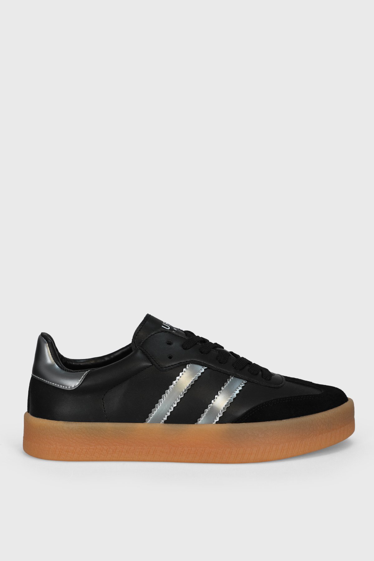 Davıd Men's Leather Sneaker Shoes Black - LUFIAN