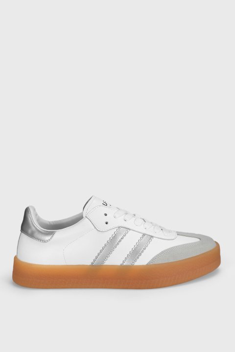Davıd Men's Leather Sneaker Shoes White - LUFIAN