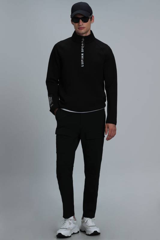 Davın Male Sweatshirt Black - 2