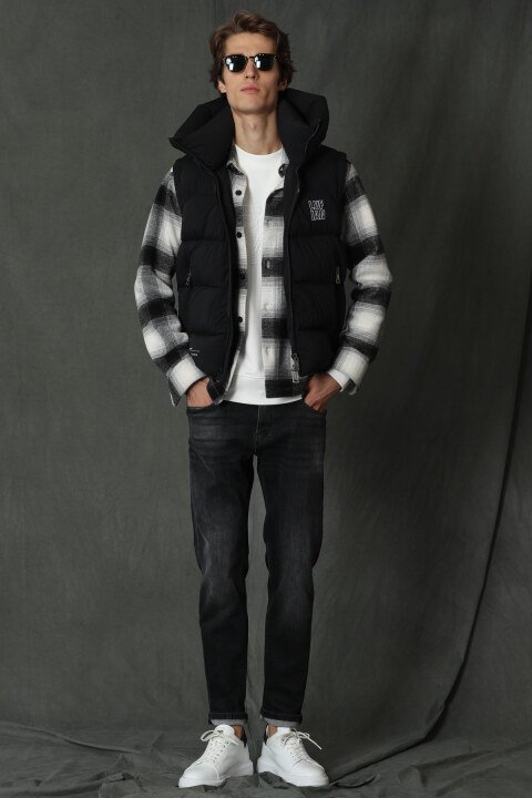 Dean Smart Jean Mens Pants Slım Fıt Anthracıte - Lufian