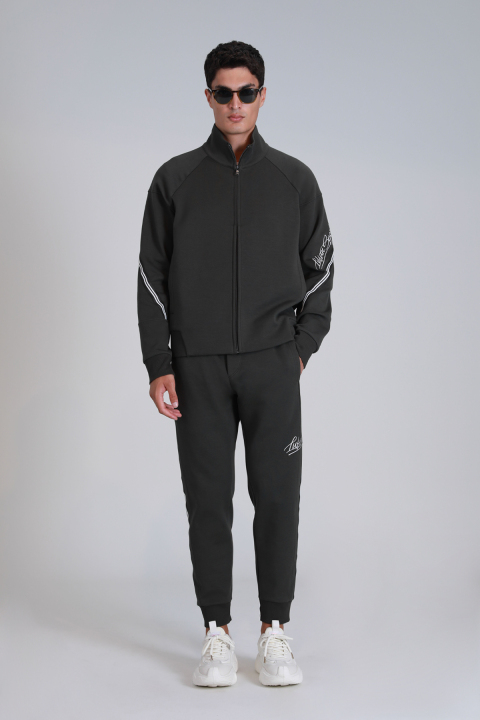 Dera Tracksuit Top Dark Green - Lufian