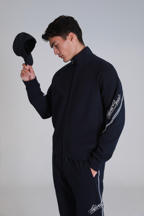 Dera Tracksuit Top Navy - Lufian