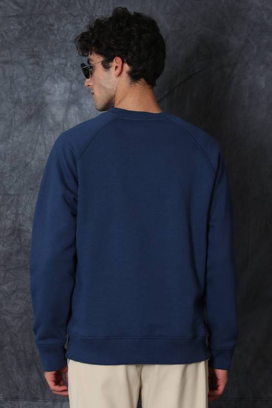 Derek Male Sweatshirt Lıght Navy - 6