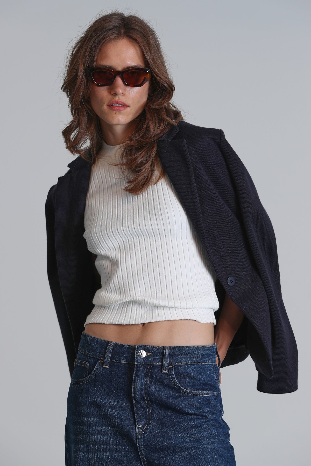 Dına Women's Sweater Ecru - LUFIAN
