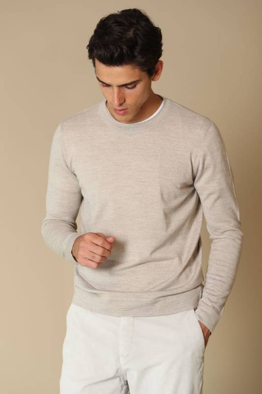 Dıon Mens Sweater Beıge - 1