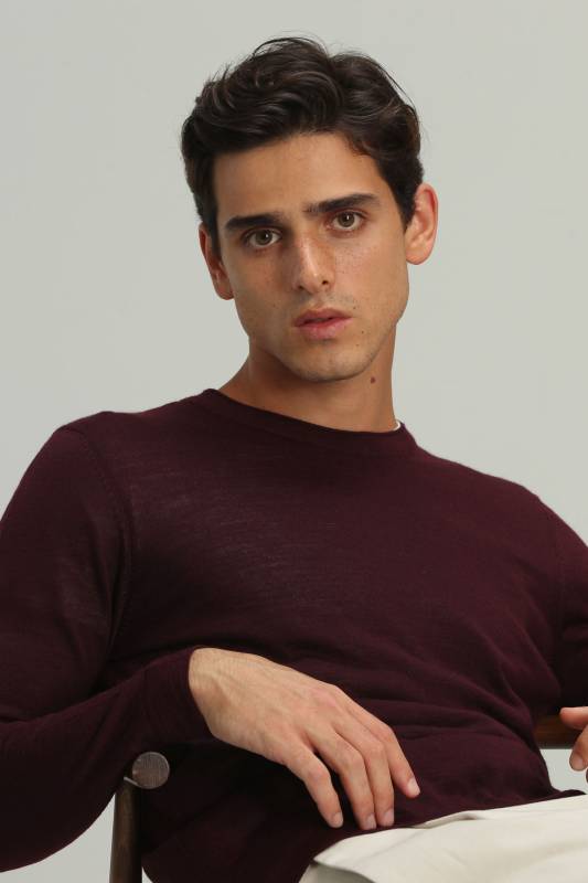 Dıon Mens Sweater Burgundy - 4