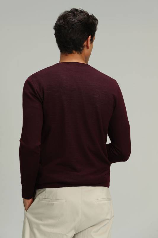 Dıon Mens Sweater Burgundy - 6