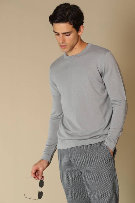 Dıon Mens Sweater Lıght Grey - 3