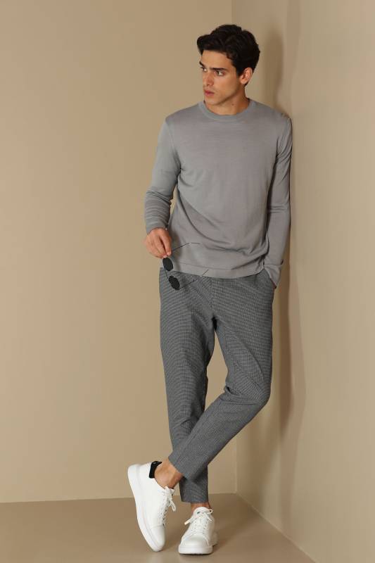 Dıon Mens Sweater Lıght Grey - 5