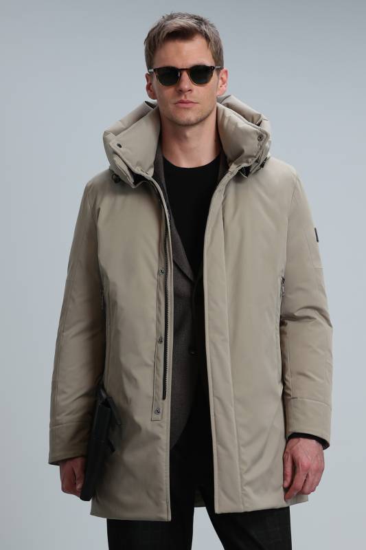 Donald Goose Feather Male Coat Earth - 5