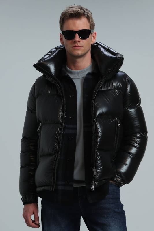 Dougles Goose Feather Male Coat Black - 5