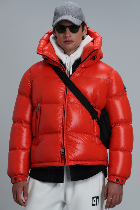 Dougles Goose Feather Male Coat Orange - Lufian