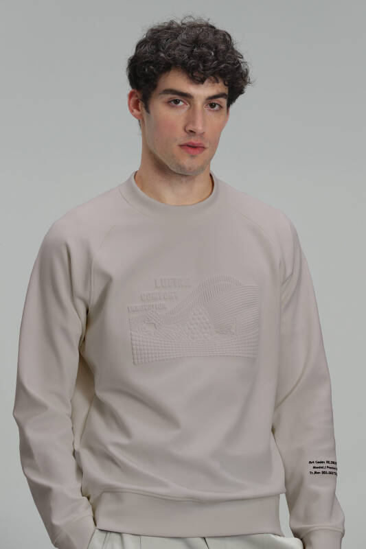 Drake Male Sweatshirt Beıge - 1