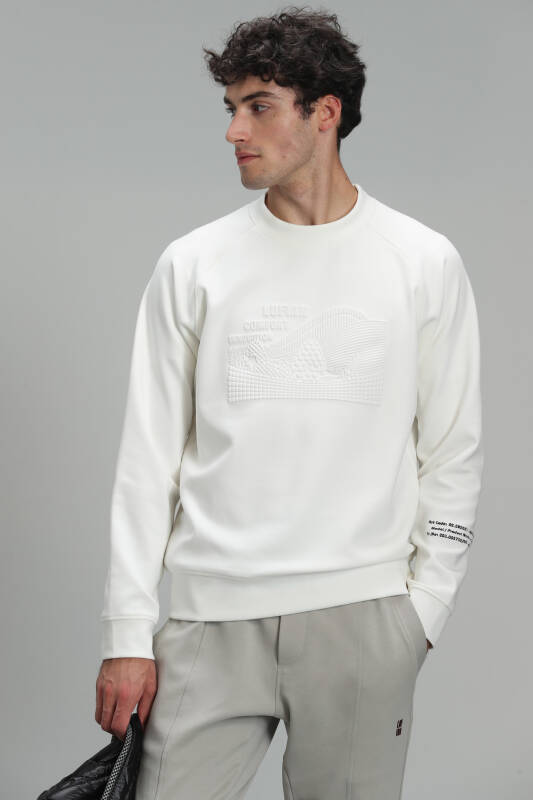 Drake Male Sweatshirt Off Whıte - 3