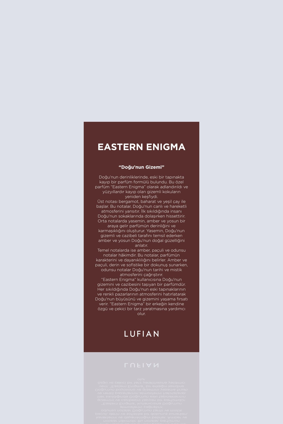 Eastern Enigma Men's Perfume Standard - LUFIAN